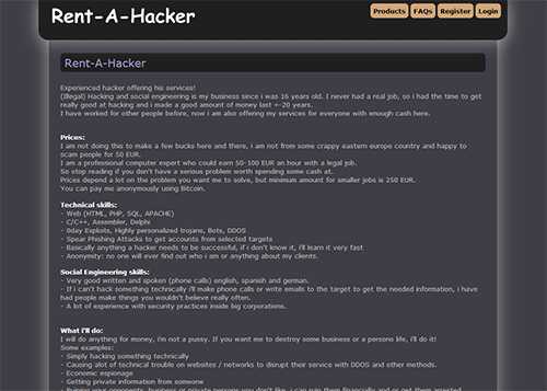 Hacking darknet